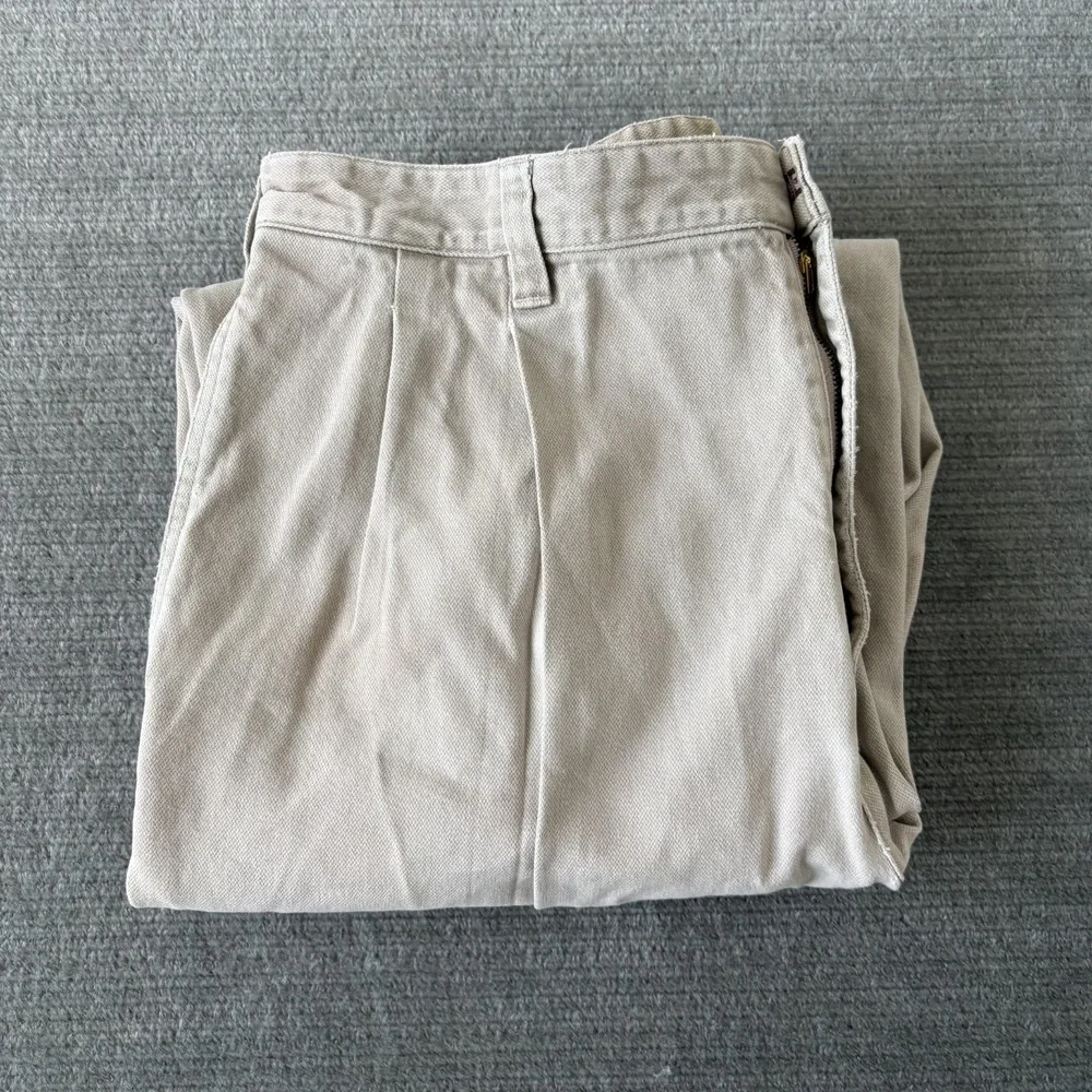 Vintage 90s Y2K Abercrombie Fitch Chino Pants Men 36x32 Loose Baggy Pleated